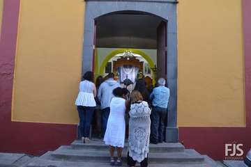 Bajada de la Virgen de las Nieves y encuentro folclórico Anzar en Lomo Magullo (Foto Francisco Javier Santana)